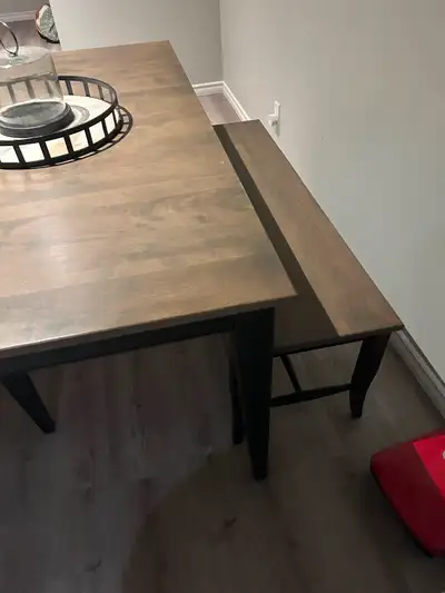 Kitchen table with bench and chairs, View more