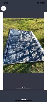 Tent trailer bag awning