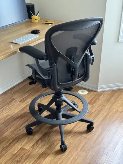 Herman Miller Aeron Remastered Office Chair (Stool - Size B), View more