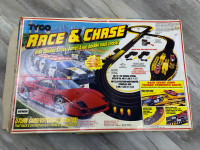 Tyco Race & Chase HO Slot Car Set