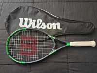 Wilson Tour Slam Strung Tennis Racquet (4 1/2-Inch) + Cover
