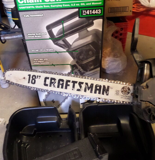 I HAVE A 18" CHAIN FOR AN 18"CHAINSAW FITS POULIN SEARS & MOREE in Outdoor Tools & Storage in Calgary