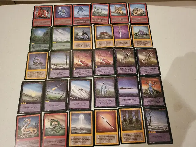 Wyvern Trading Card Game TCG (60 Cards) RARE CARDS SNOW STORM EA in Arts & Collectibles in Barrie - Image 2