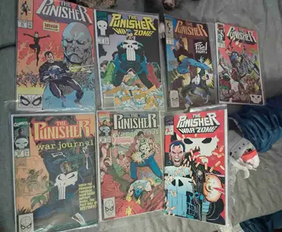 I have a set of 7 marvel comic books. PUNSHER