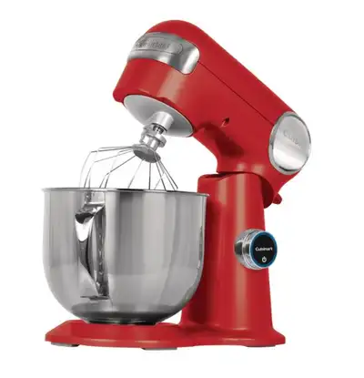 Cuisinart Master SM-D50RC OLED 500W 12-Speed 5.2L (5.5qt.) Mixer -RED Comprend fouet à fil, crochet...