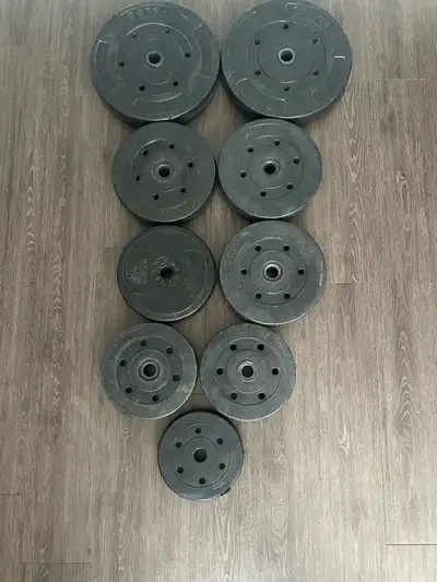 136 lb standard weight set, View more