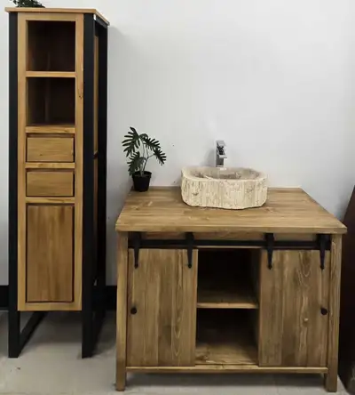 Vanités En Bois Massifs Sur Mesure , View more