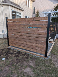 Privacy fence posts (kit)