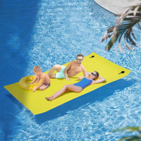 10' x 5' Lily Pad Floating Mat for Water Recreation and Relaxing