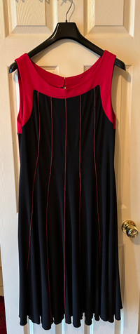 Women’s red/black dress