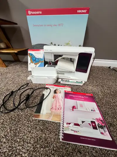 Husqvarna Viking Ruby Sewing machine & Embroidery Premier +2 brand new in box ($549) Excellent condi...