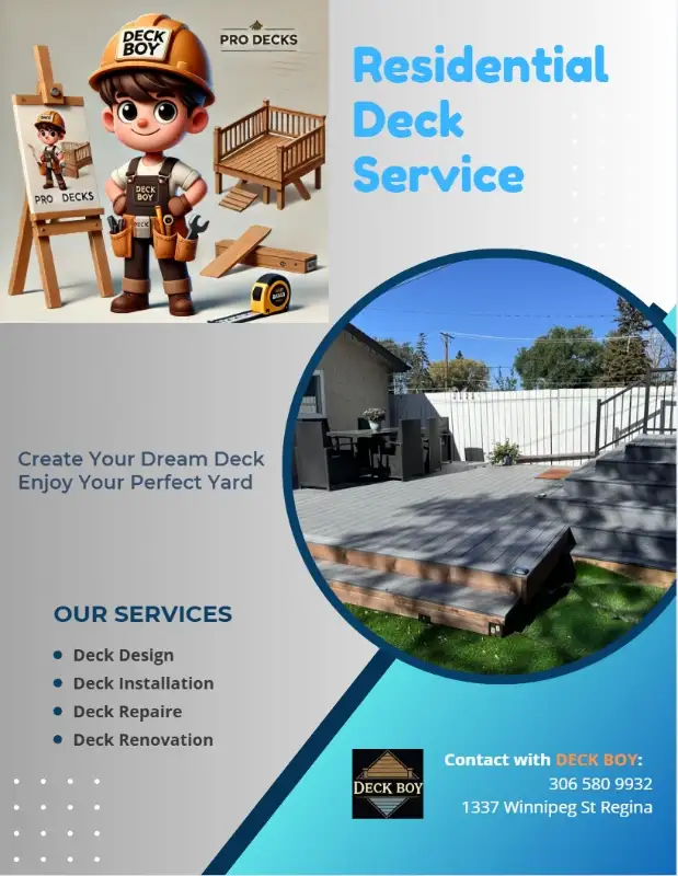 Wood and Composite Decks! Free Quote. Call or Text 306 540 694563826837157763120