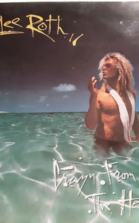 DAVID LEE ROTH-CRAZY FROM THE HEAT-1985 CANADIAN LP 
