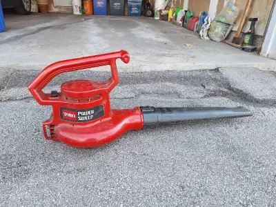 Toro electic leaf blower, View more