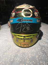 Alex Tagliani 2013 indy 500 raceworn helmet