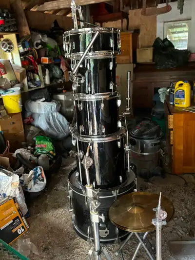 Drums and electric guitar for sale, View more
