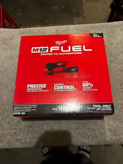 Milwaukee M12 Fuel Sander, View more