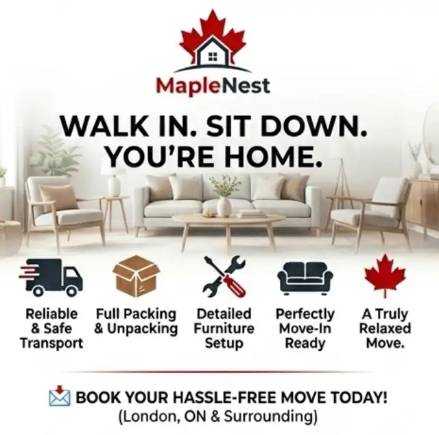 MapleNest Moving & setup465511827239096321