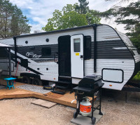 2022 30’ Travel Trailer parked in beautiful Southampton!