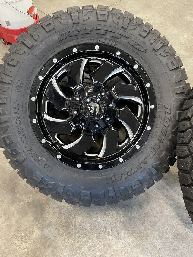 Fuel cleavers wheels and Nitto ridge grapplers Tires & Rims