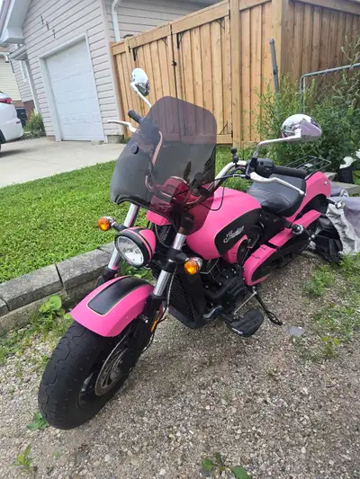 Ready for riding season. Hardly on the road in the 4 years I have owned it. Mint condition. She need...