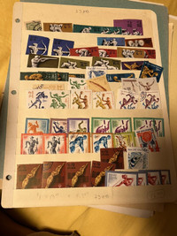 Russia collection of olympics and other stamps 