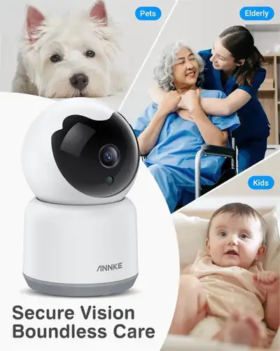 Item condition- New open box Box condition -good Brand- ANNKE Color-white Measurement/ model-171BK-...