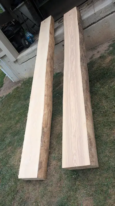 2 Live Edge Mantels, View more