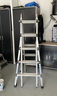 Extension Step Ladder. Grade 1 industrial & commercial use.