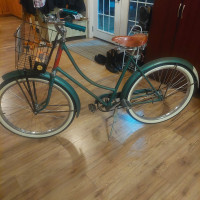 Vintage CCM balloon tire bicycle