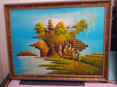 Balinese oil painting, View more