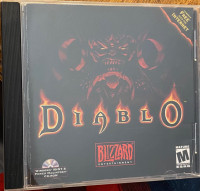 Vintage 1998 Diablo (I) PC CD Game Blizzard With Case, Disc New