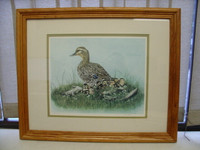 Certified Lithograhic Print - Ducks by Joyce Bridgett - OBO