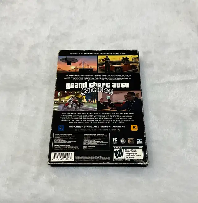 Grand Theft Auto San Andreas-CIB-PC Game in PC Games in North Bay - Image 3