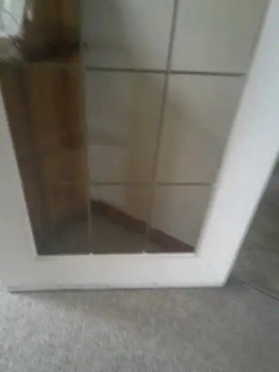 Section of bevelled glass  panel for french door, View more