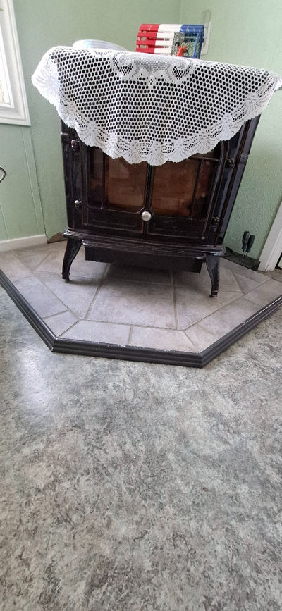 Hearth Pad for pellet or wood stove, View more