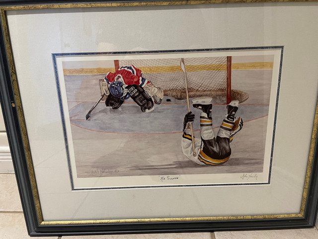 John Newby Hockey Prints in Arts & Collectibles in City of Toronto