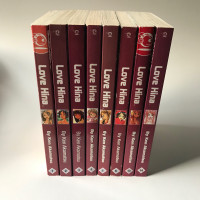 Love Hina manga volumes 1-6, 10, 14 Tokyopop 2002/2003 English
