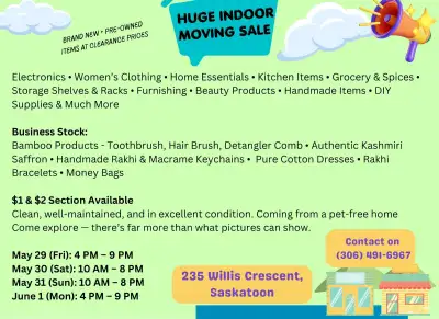Indoor Apartment Garage Sale, View more