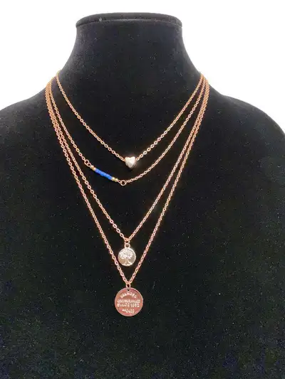 Vintage Multi layer necklace in excellent condition. Signed/marked "Branded Goods & Supplies Since 1...