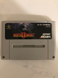 Mortal Kombat II Nintendo Super Famicom SNES
