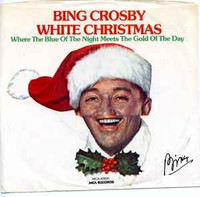 White Christmas Record Bing Crosby vinyl 45
