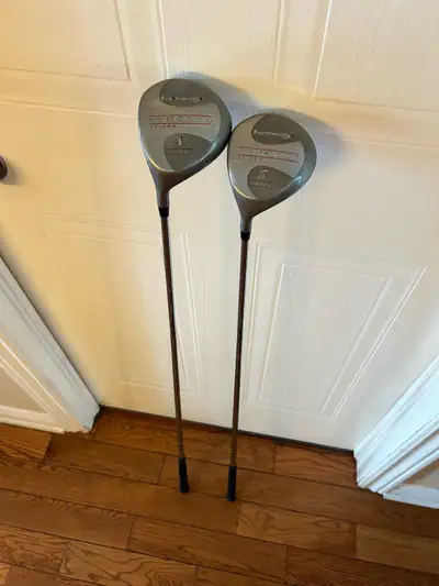 Lot 2 bâtons golf gaucher Fairway Synchro 3/5 Wood Lefty golf c, View more