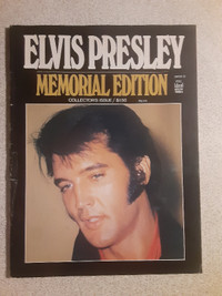 MAGAZINE VINTAGE D'ELVIS PRESLEY MEMORIAL EDITION ANGLAIS 1977