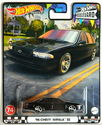 Hot Wheels Premium Boulevard 1/64 '96 Chevy Impala SS Diecast