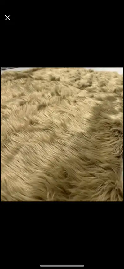 LUXE 100% FAUX FUR-SIZE:4'x 6', View more