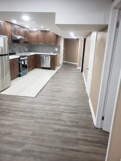 Churchill Meadows a newly built two bedroom and one bath legal bathroom apartment with separate entr...
