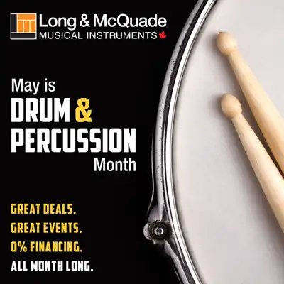 Join Long & McQuade for Drum & Percussion Month in May!, View more