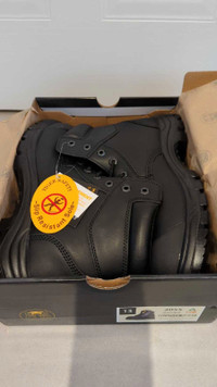 Tiger Safety Men's CSA approved Steel toe 6" leather safety work