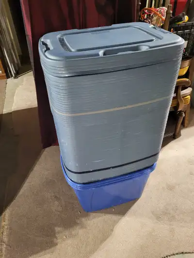 $6.30 each -35 Totes - Storage bins total $220.00, View more